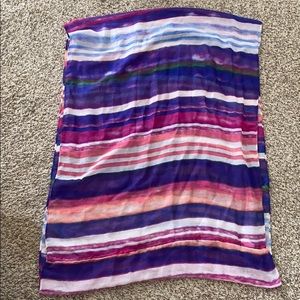 Multicolor purple Infiniti scarf